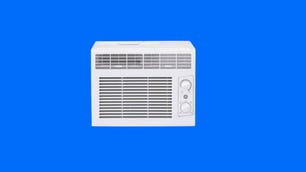 A GE window air conditioner