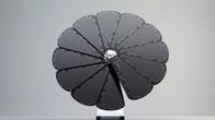 Smartflower solar panel has 12 petals that furl and unfurl depending on the time of day