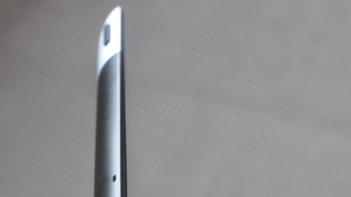 A side view of the iPad 2.