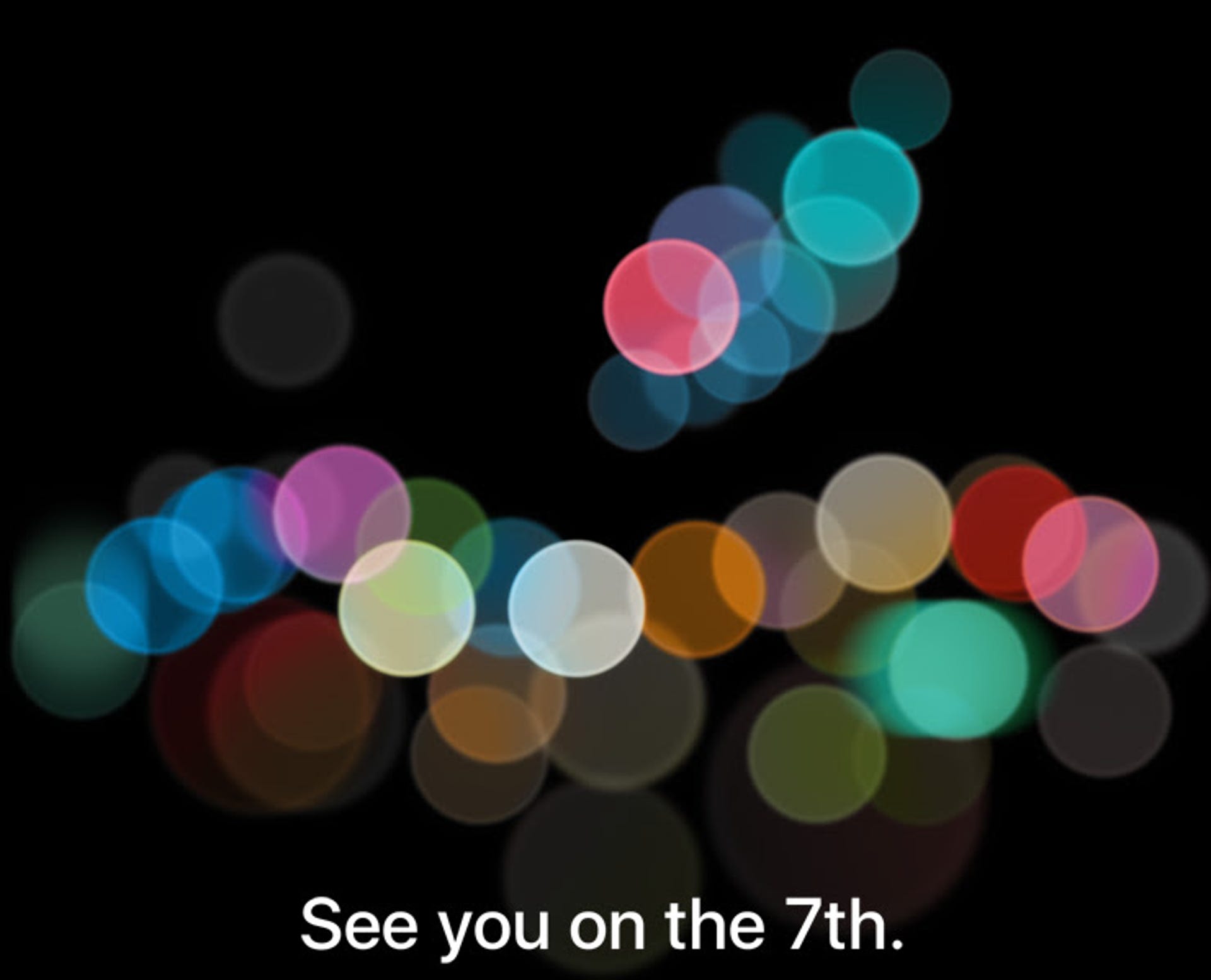 Invitación Apple septiembre 7 iPhone 7