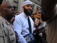 <p>Adnan Syed leaves the courthouse after being released from prison Monday, Sept. 19, 2022, in Baltimore. </p>