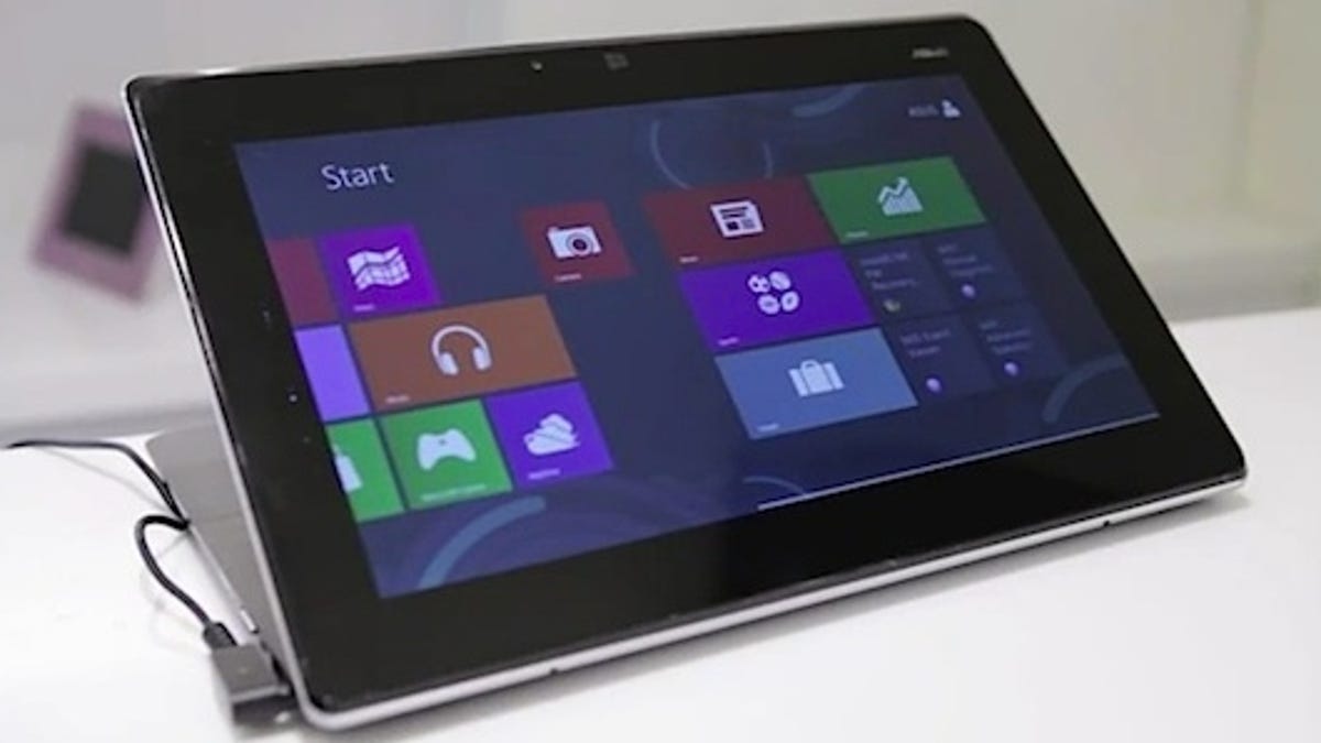 Asus Windows 8 laptop-tablet hybrid.