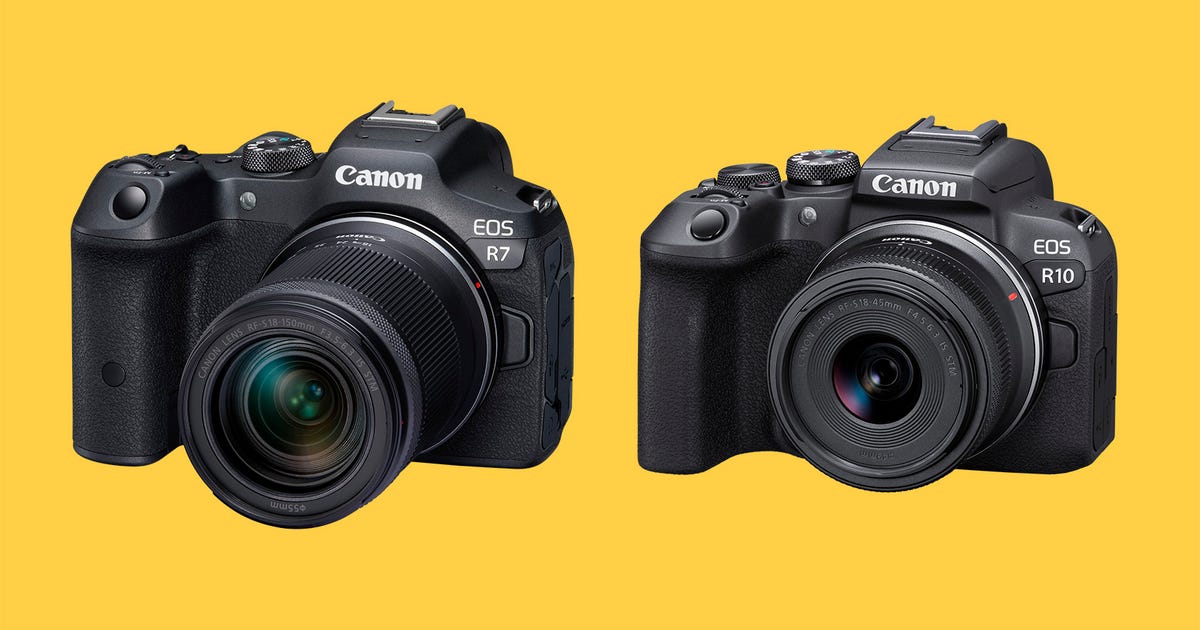 New Canon R7 and R10 Cameras Pair RF Lenses with APS-C Sensors     – CNET