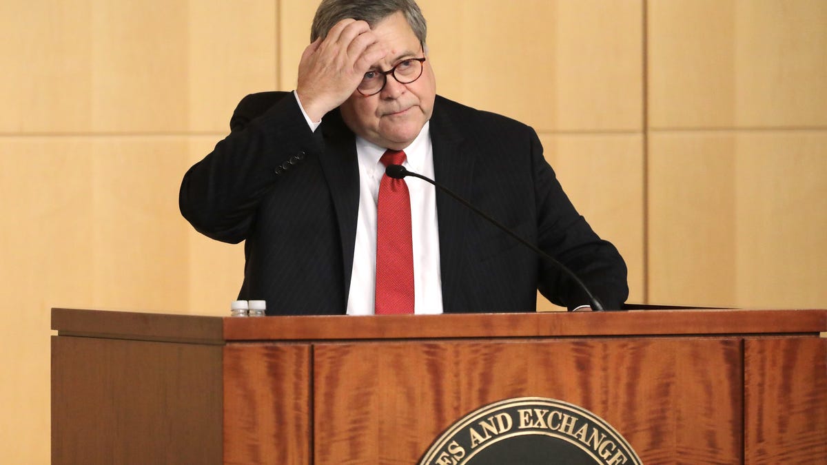 Attorney General William Barr Delivers Remarks At The SEC Criminal Coordination Conference