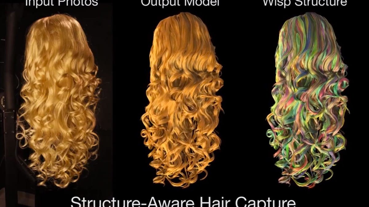 Graphics gurus master wispy hair, snowballs, torn paper - CNET