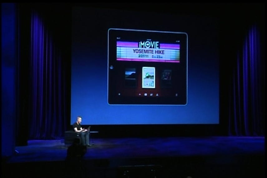 iMovie for iPad 2