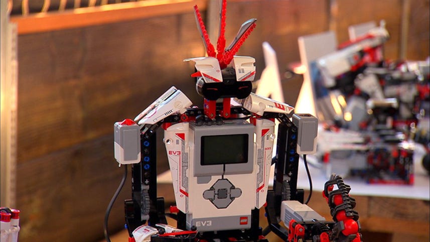 Tech companies try to out-build, out-program each other with Legos