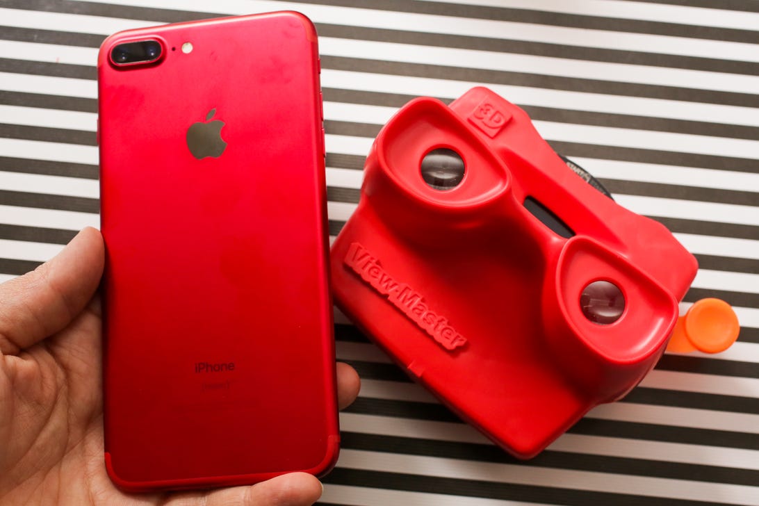 How Red Is The Iphone 7 Plus Product Red Special Edition Cnet