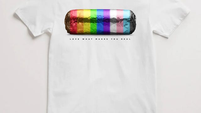 Chipotle Pride Burrito T-Shirt