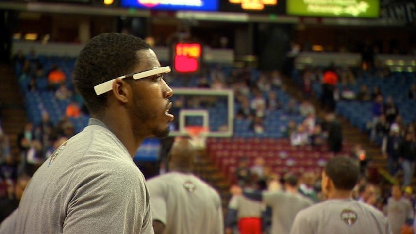 NBA pros wear Google Glass to give fans a new point of view