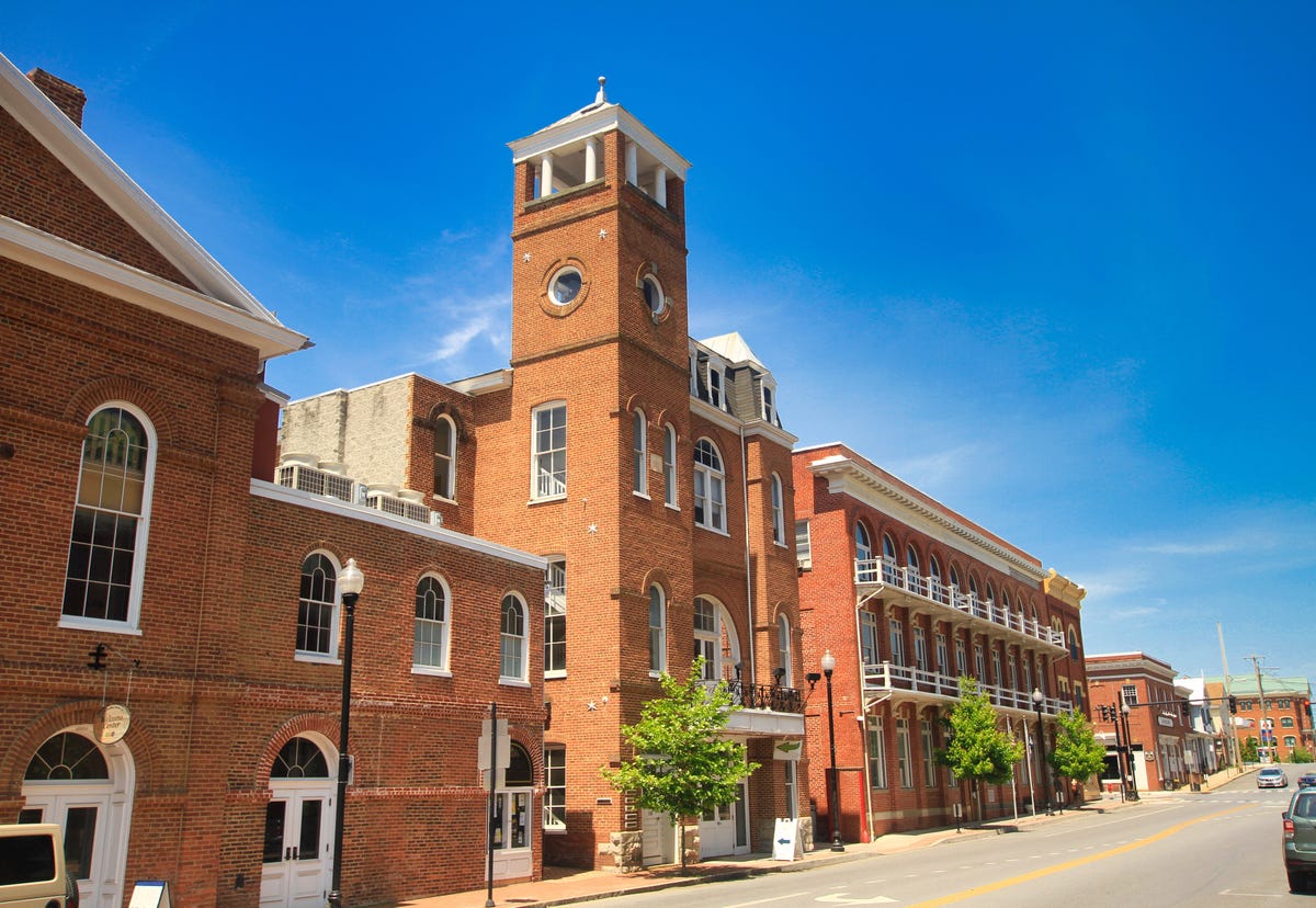 Centro histórico de Charlestown, Virginia Occidental.