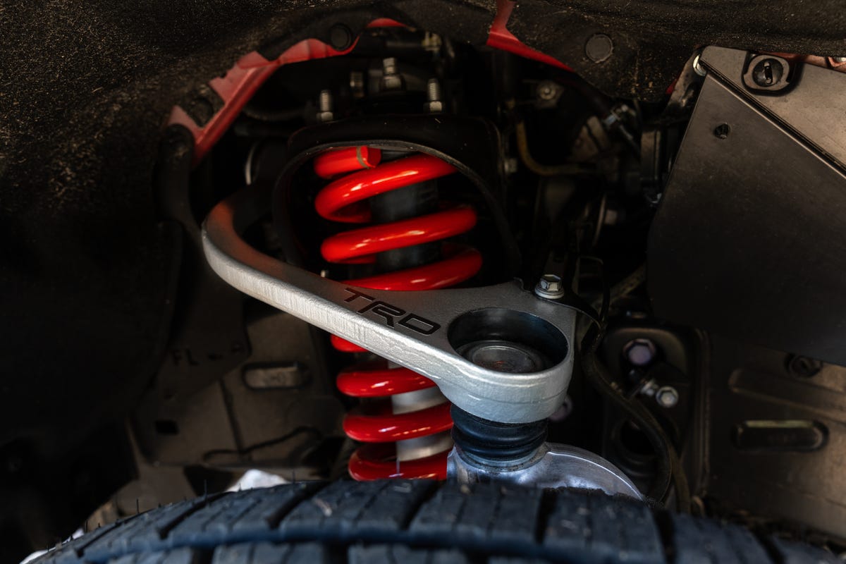 Toyota TRD lift kit hardware, red springs