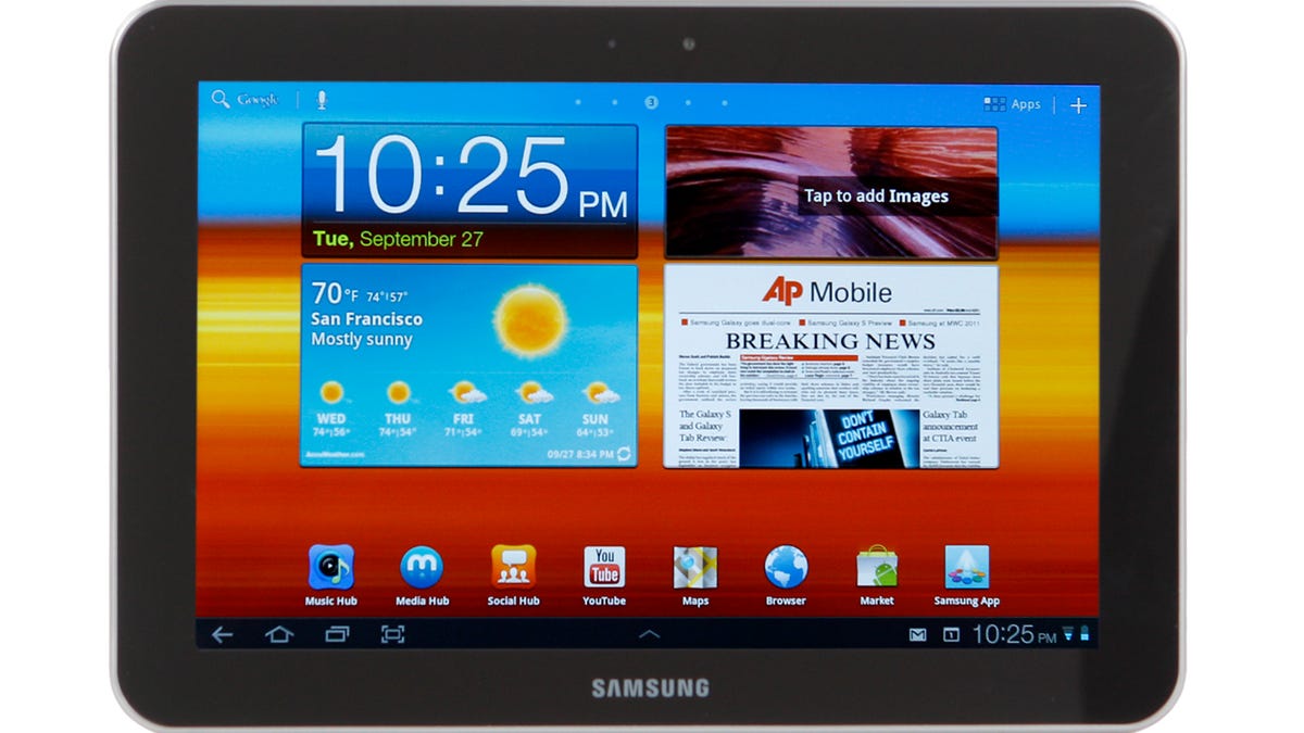 Samsung&apos;s Galaxy Tab.