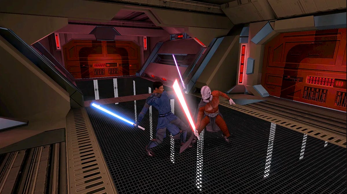 Duel with Darth Malak in Star Wars: Knights of the Old Republic