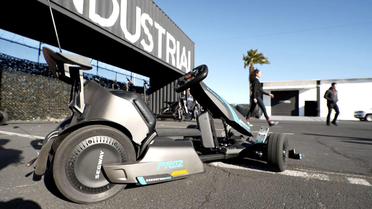 Watch Segway's New Kart Go From Racing to Gaming - Video - CNET