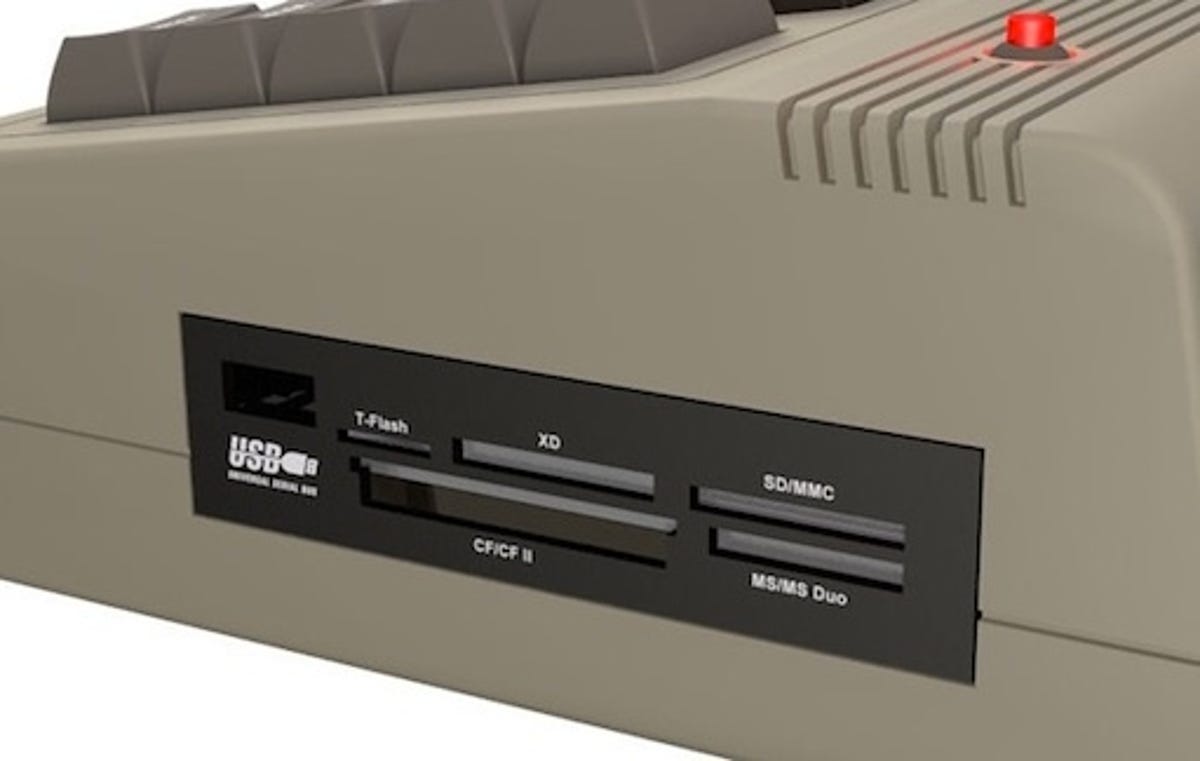 Commodore 64 side view.