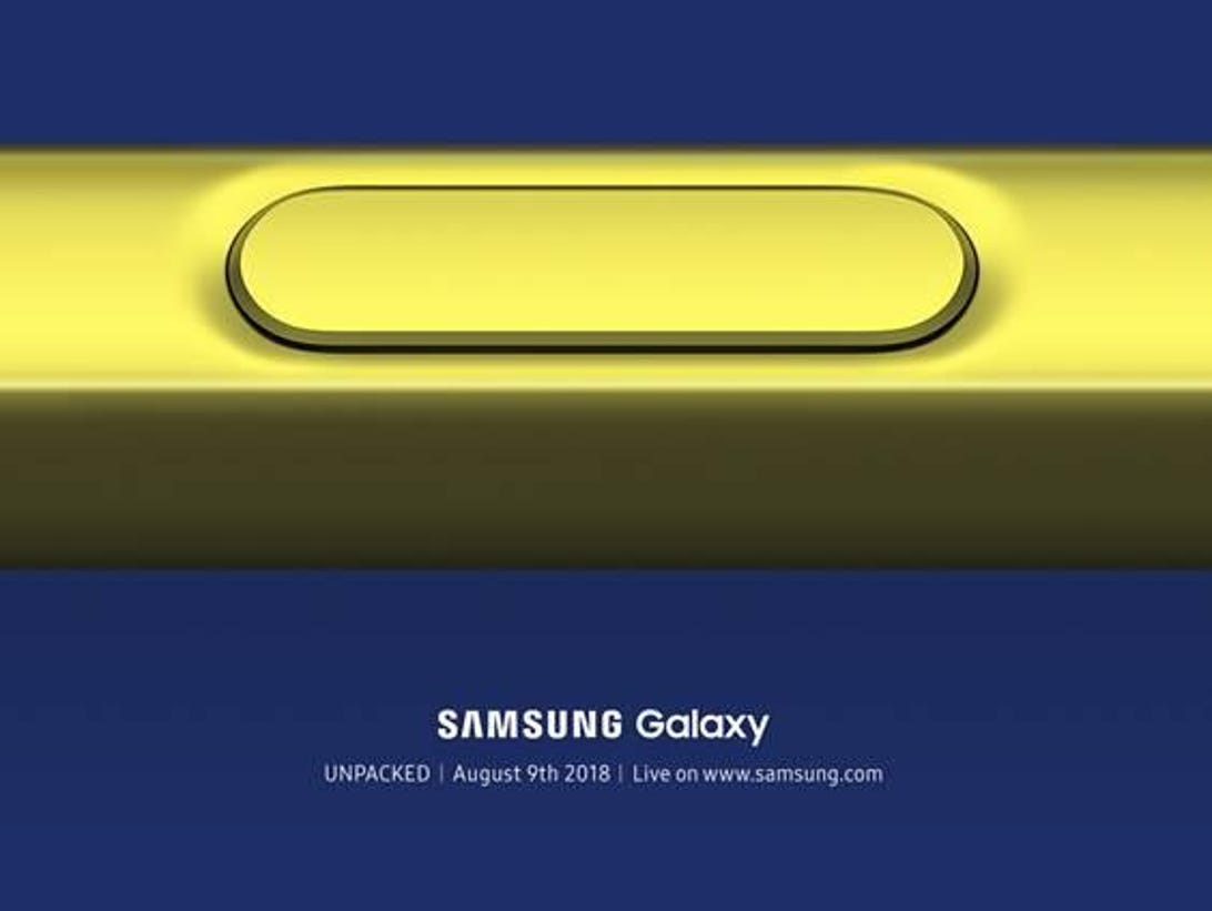 The Samsung Galaxy Note 9 will be revealed Aug. 9