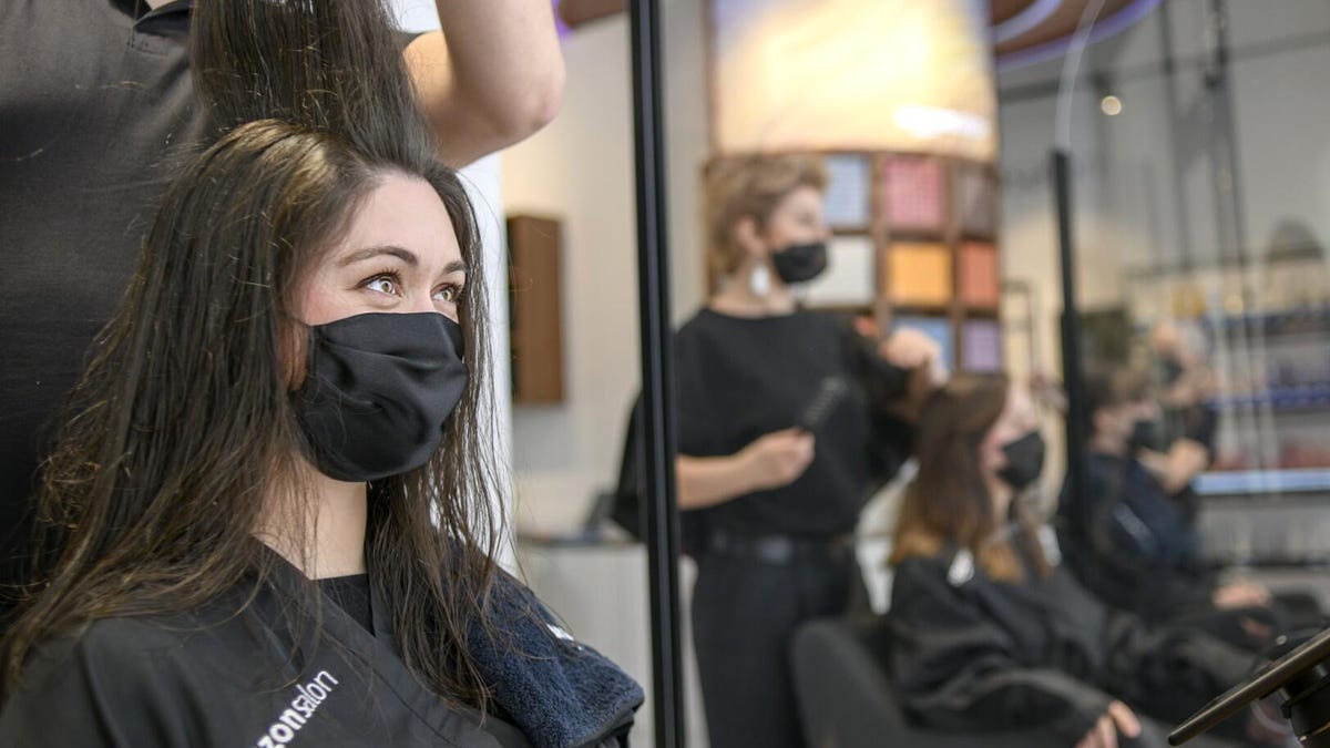 Amazon's first hair salon in London