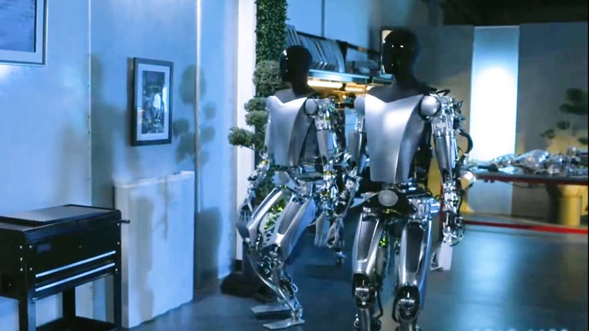 Tesla Shows Walking Optimus Robot at Investor Day