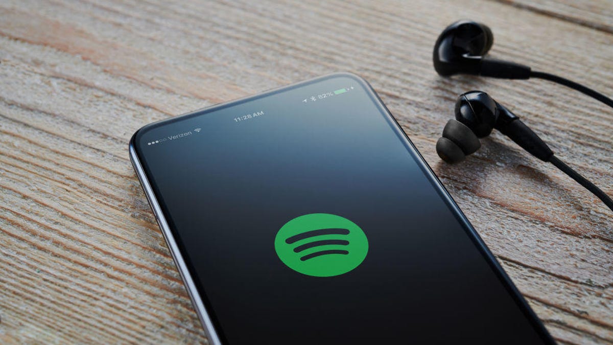 Spotify Music App On A Smartphone