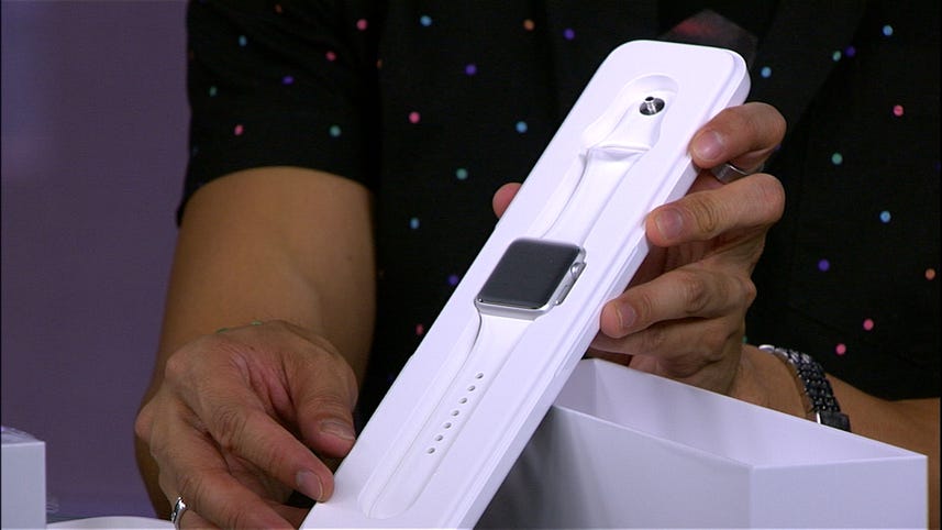 Unboxing the Apple Watch Sport