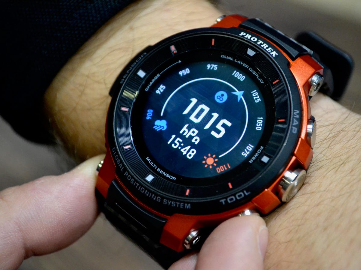 Casio Pro Trek F30 smartwatch hits the trails in January - CNET
