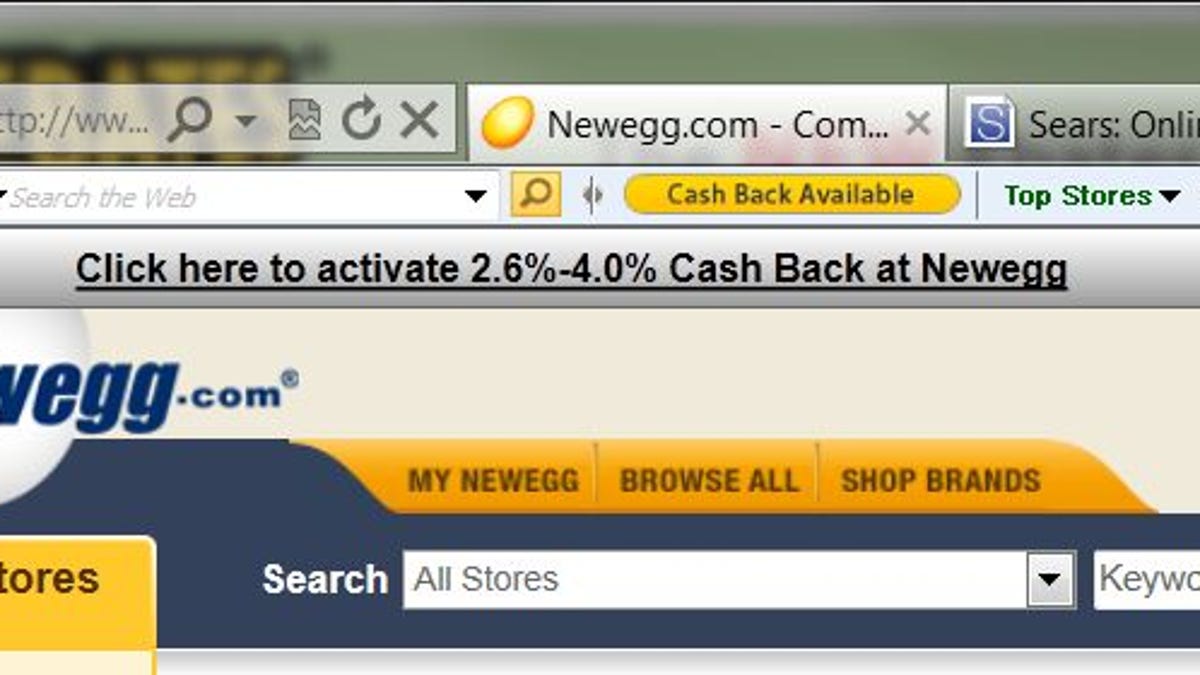 The Ebates Cash Back Toolbar simplifies your cash-back shopping.