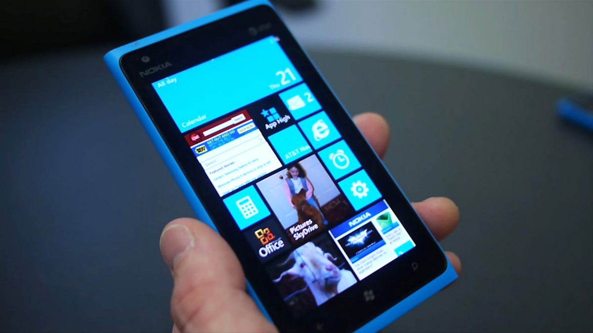 Windows Phone 8 start screen demo