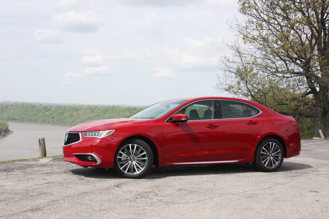 2018 Acura TLX - red