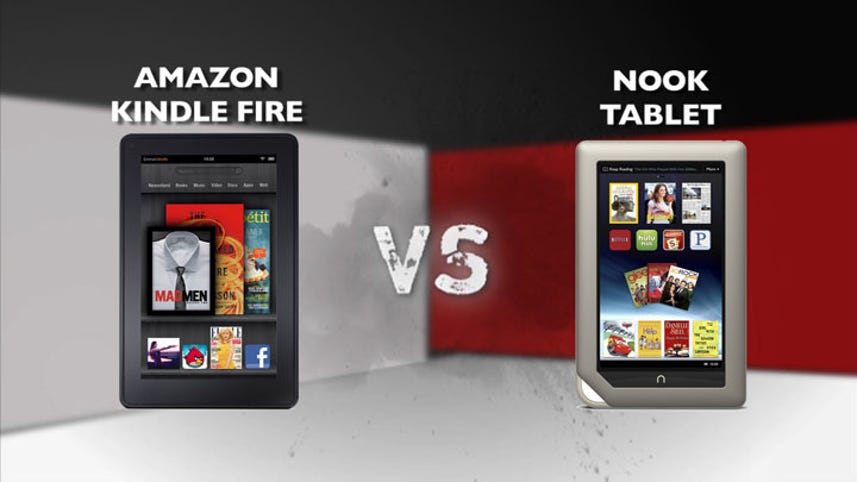 Kindle Fire vs. Nook Tablet