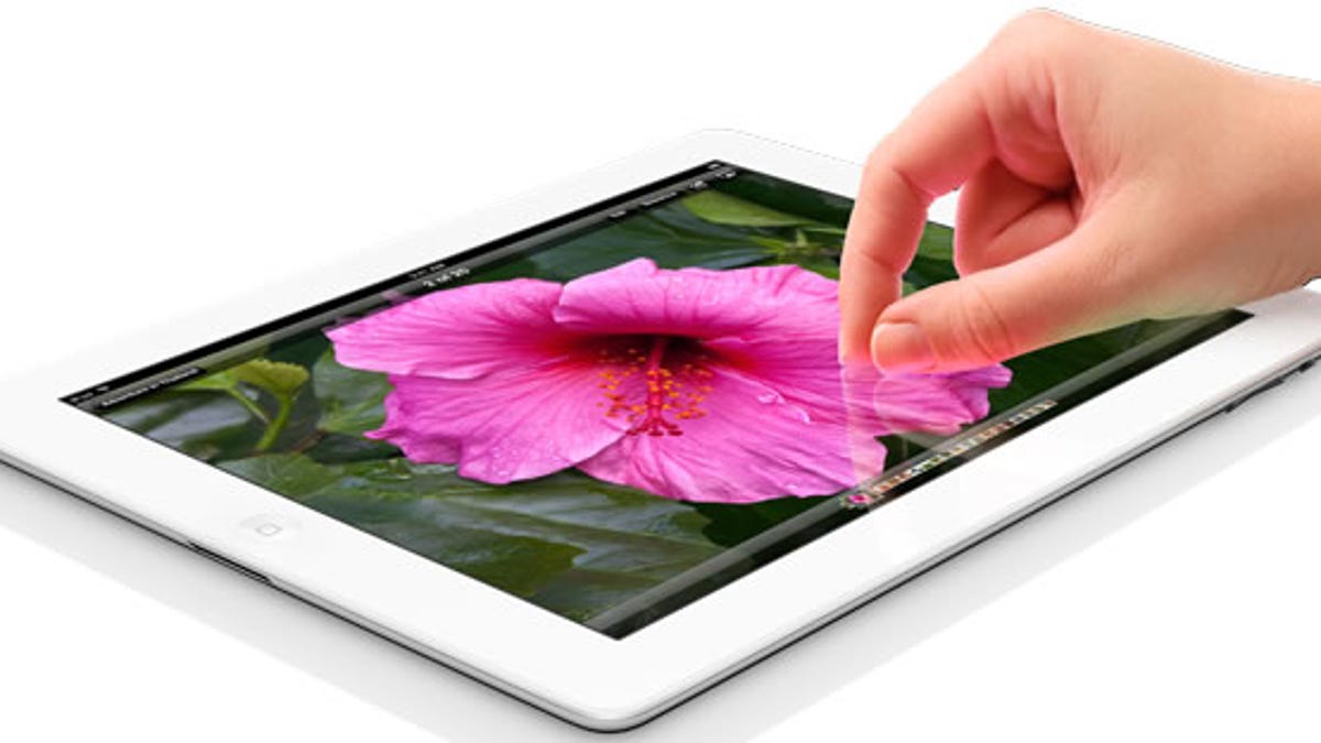 Apple's current-size iPad.