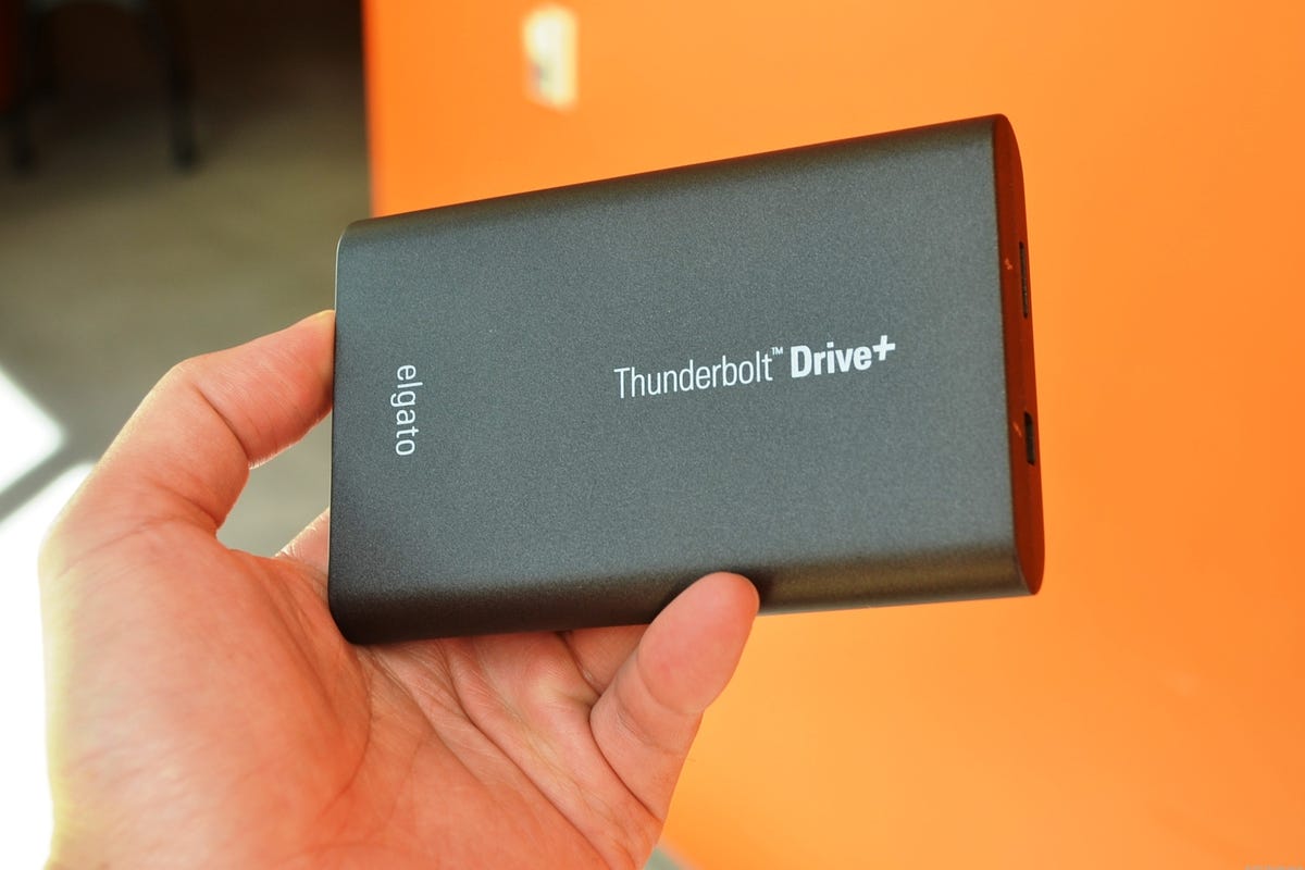 The new Elgato Thunderbolt Drive+ shares the same compact design found in the previous model.