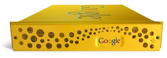 The Google Search Appliance is based on Dell server hardware and Google software.