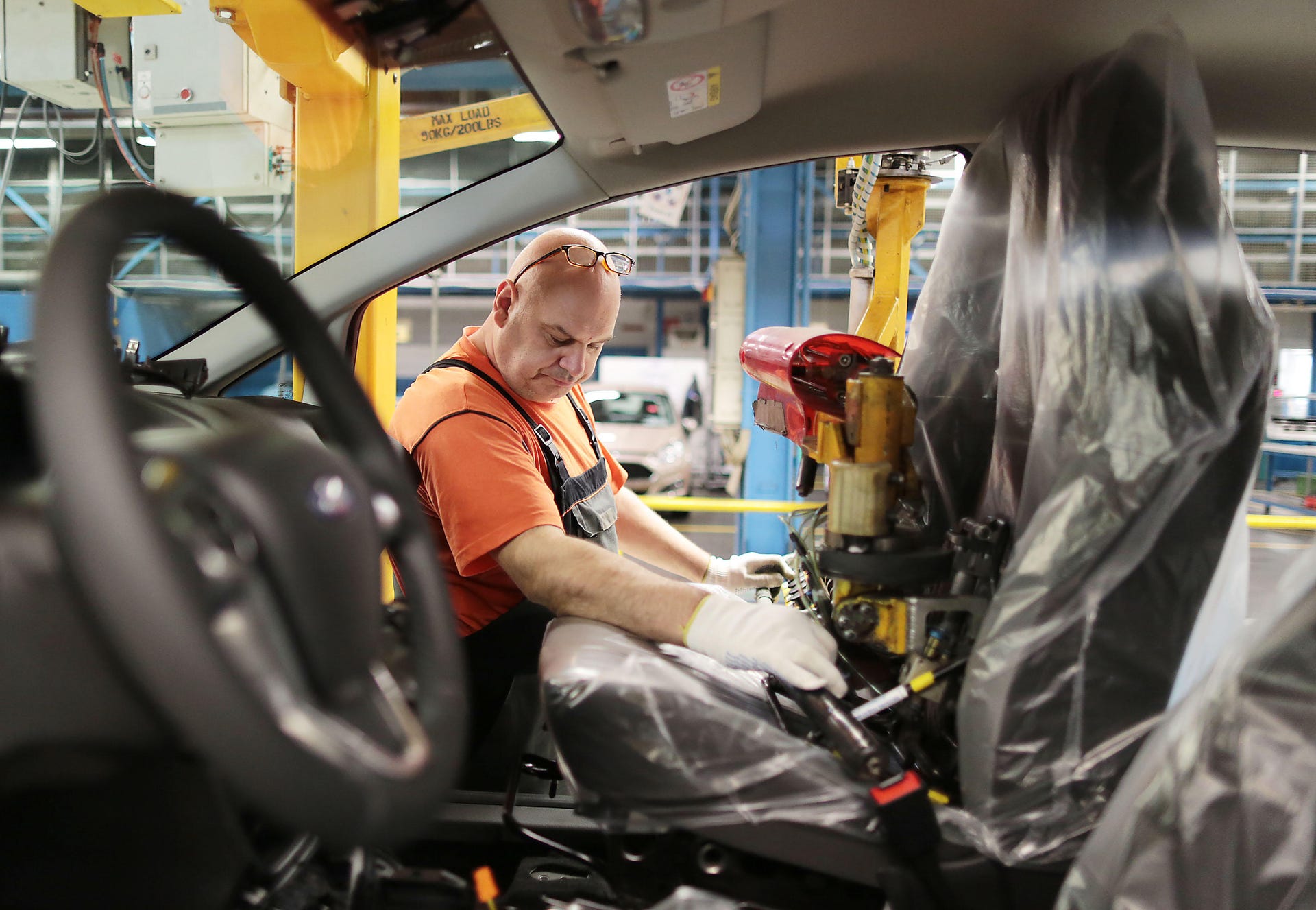 Car production at Ford in Cologne