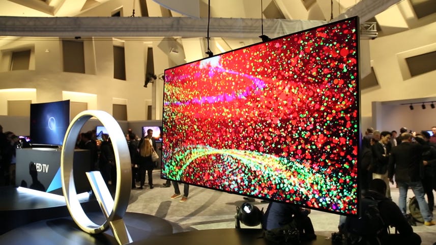 Samsung QLED TVs use quantum dots to battle LG's OLEDs