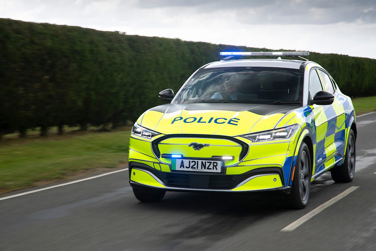 Ford Mustang Mach-E UK Police Car Concept