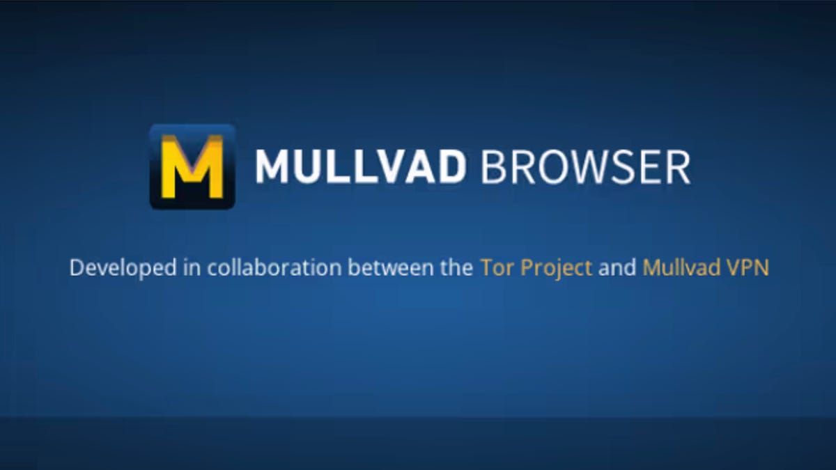 The Mullvad Browser home page