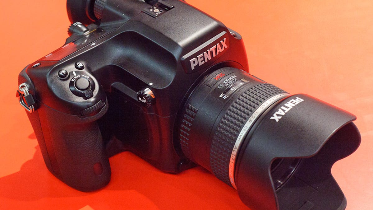 Pentax's 645D medium-format digital camera at Photokina