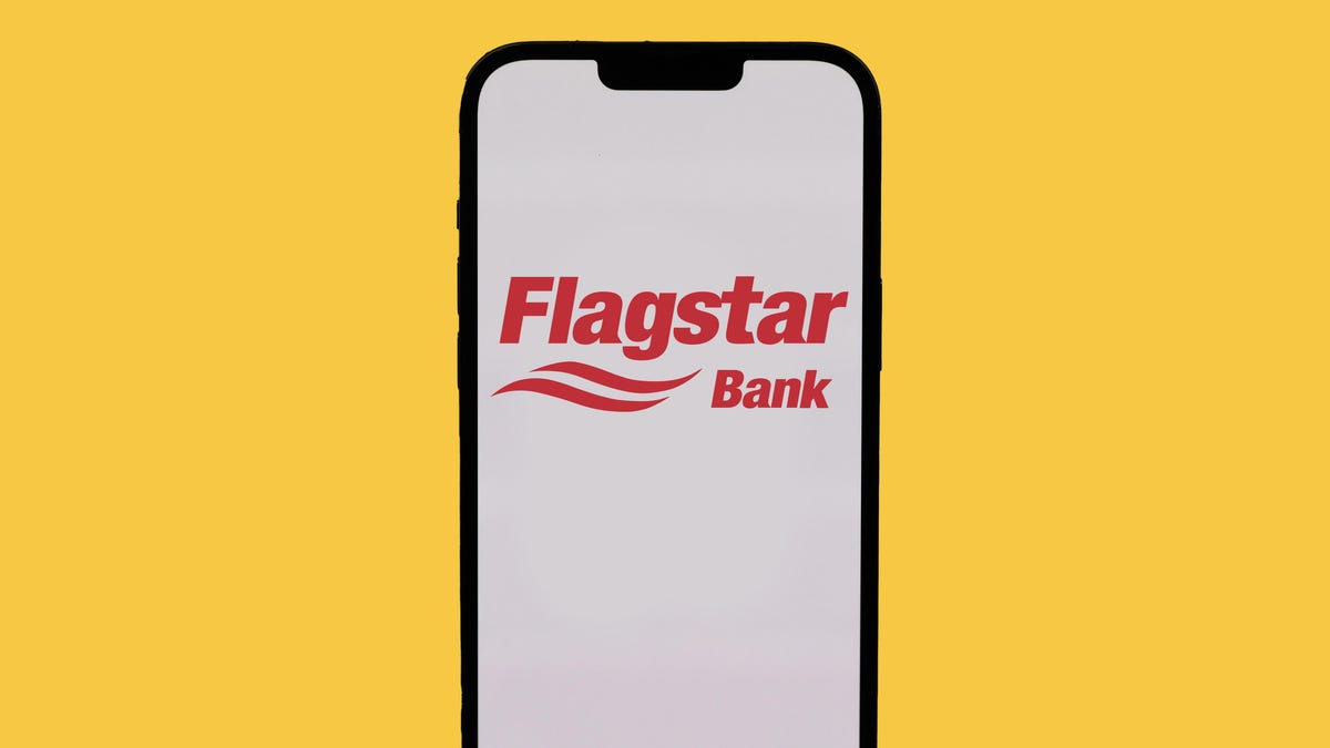 Flagstar bank logo with red background and white letters