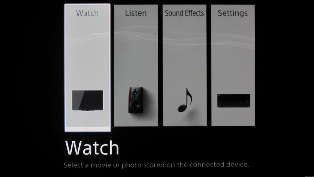 Sony STR-DN1040 user interface