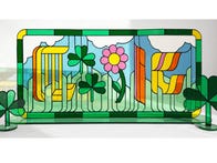 <p>The doodle was created using acrylic glass.&nbsp;</p>