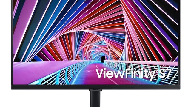 Samsung ViewFinity S70A display straight on