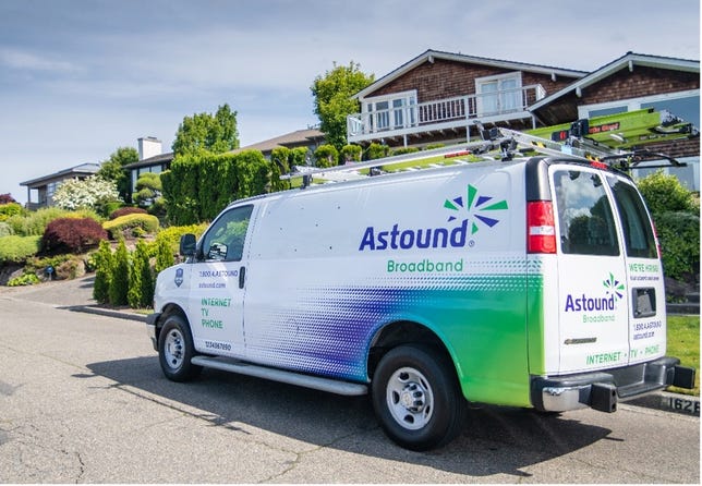 Image of Astound Broadband van