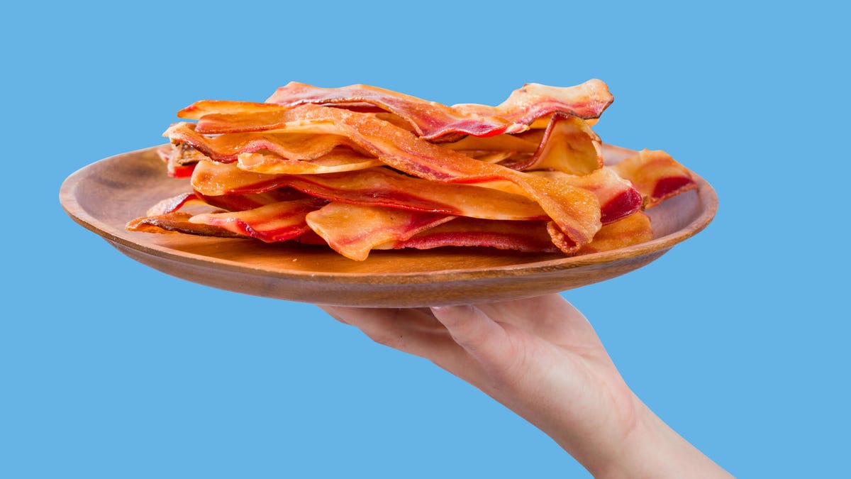 hooray bacon on plate