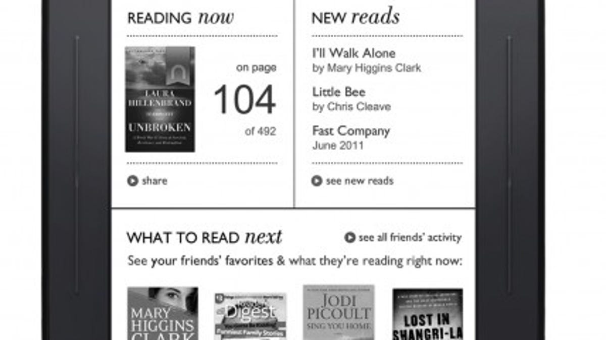 The Barnes & Noble Nook Simple Touch.
