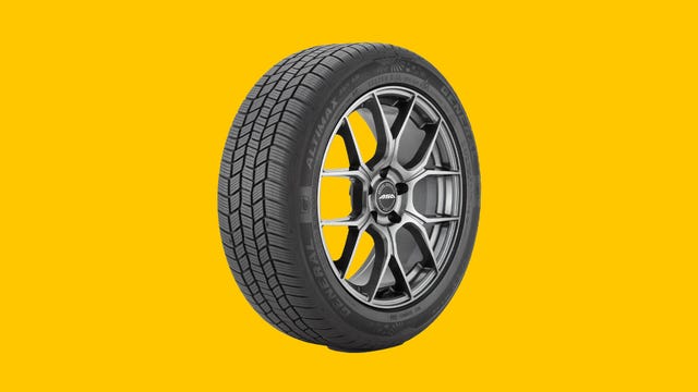 General Tire Altimax 365 AW on a yellow background