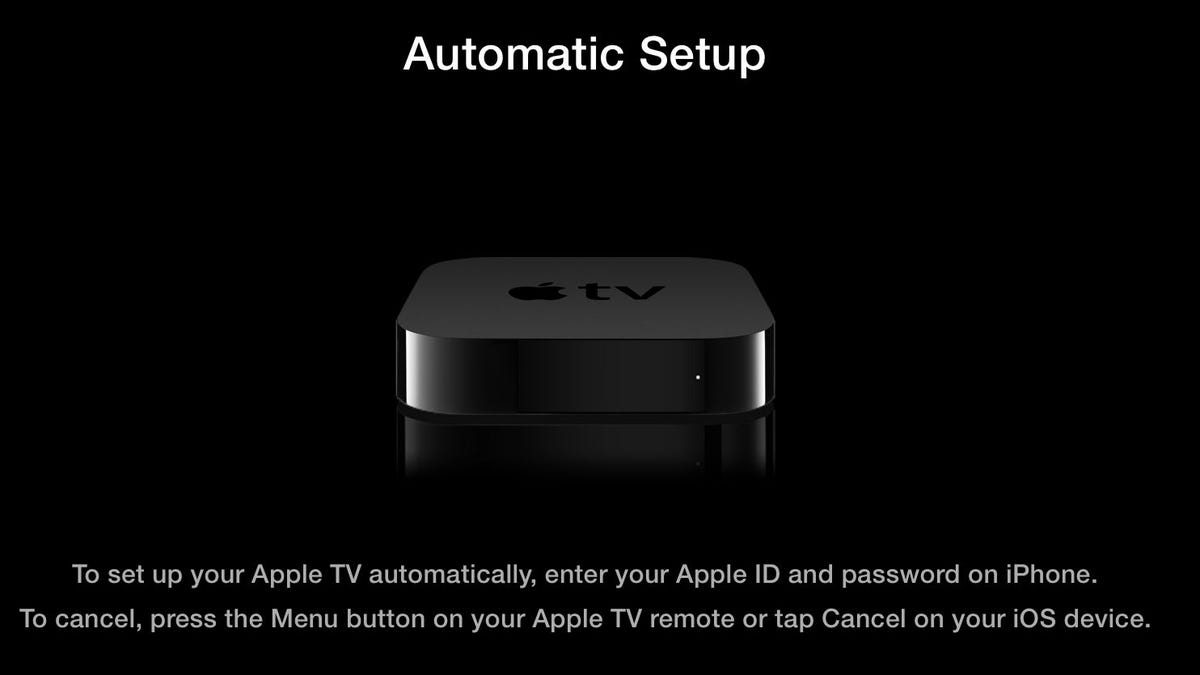 Apple TV setup just got a whole lot easier.