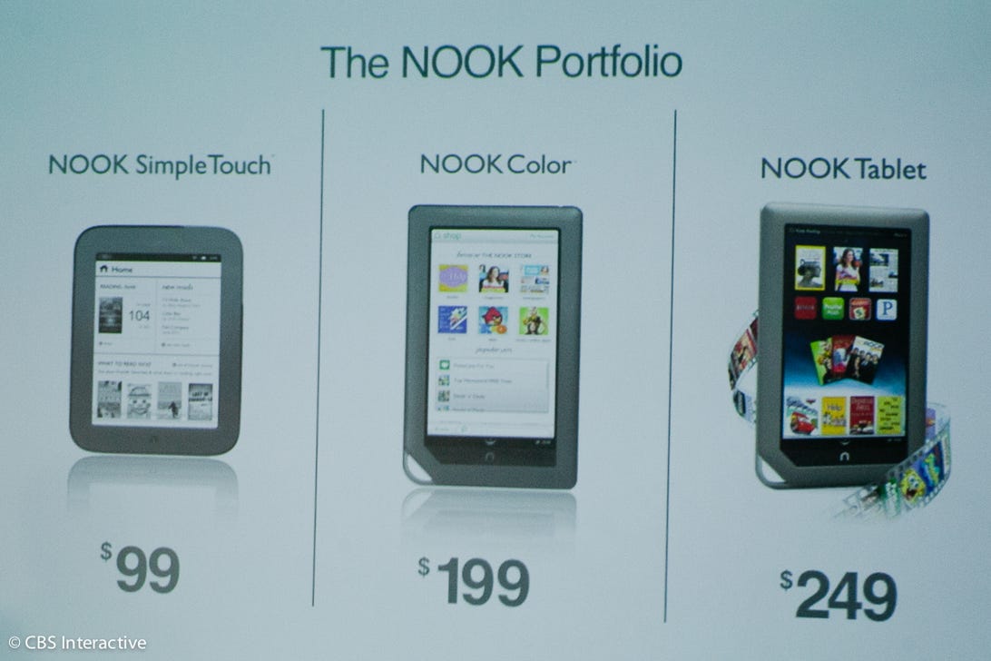 New Nook pricing structure