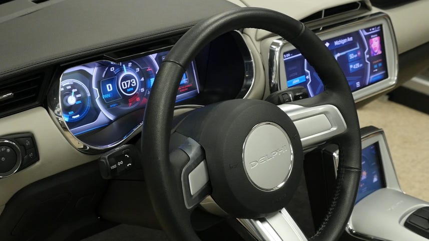 Delphi previews eye-pleasing 3D gauge and infotainment screens ahead of CES reveal