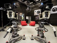 Stage 2 at YouTube Space LA is 2,500 square feet -- large enough to park almost 20 Chevy Suburban SUVs inside.